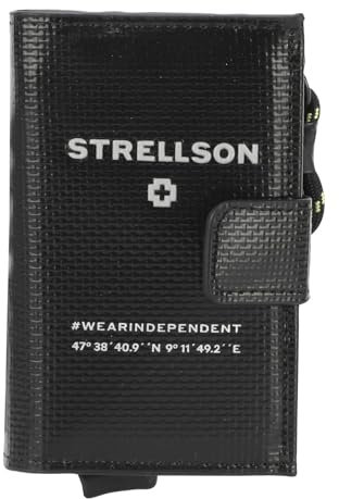 Strellson - herren e-cage stockwell 2.0 c-four - Slim Wallet - Kartenportmonaie