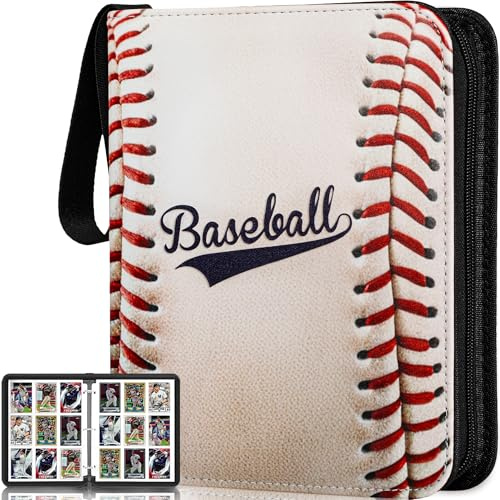 RONMONG Baseball Card Binder,2025-2026 Sports Trading Card with Sleeves Holder Album,990 Pockets Baseball Card Holder Sheets Display Storage Protectors for Collectors Boys and Girls Gift