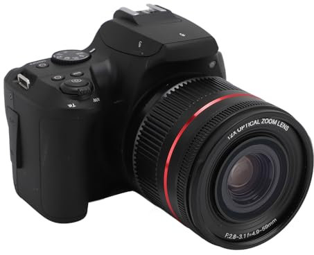 CFTGIW Camera Digitale da 64 MP con Video 4K, Fotocamera Compatta per Viaggi, Fotocamera Vlogging WiFi con Microfono Esterno