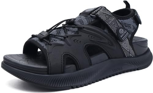 ONCAI Sandales Femmes,Randonnée de Sport, Semelle Extérieure Orthopédique Pour Fasciite Plantaire Soutien de voûte, Sandales pour Femmes avec Réglables Lacets Autobloquants Taille 36-43