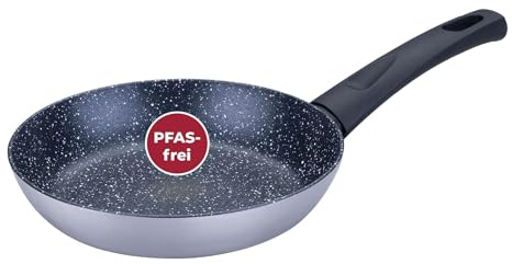 FACKELMANN Bratpfanne Essential Crisp Ø 20 cm – Hochwertige, PFAS-freie Keramikbeschichtung, ideal für alle Herdarten, inklusive Induktion, Schwarz