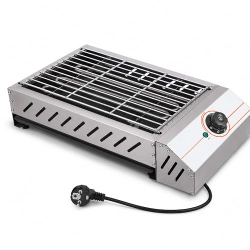 Barbacoa eléctrica de acero inoxidable de 2500 W