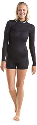 Jobe Damen Sofia Shorty 3/2mm Longsleeve Neoprenanzug, Schwarz, L