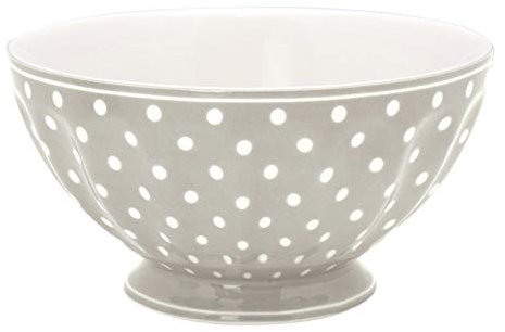 GreenGate - Schale, French Bowl - XLarge - Spot - Porzellan - grau