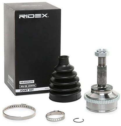 RIDEX Juego de articulación árbol de transmisión M20X1,5 5J0412 Junta Homocinética compatible con RENAULT Clio II Hatchback BB, CB MODUS/GRAND MODUS F/JP0 TWINGO I C06 KANGOO Express FC0/1