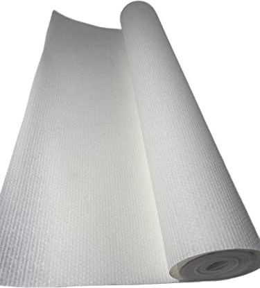 Papel pintado de fibra de vidrio, doble cadena prepintada, 2 x 25 m², incluye pegamento