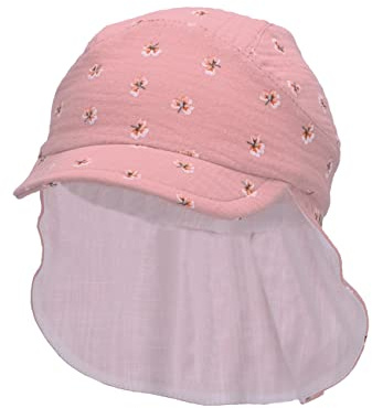 Sterntaler unisex - barn barnmössa Skärmmössa Hals. Blommor