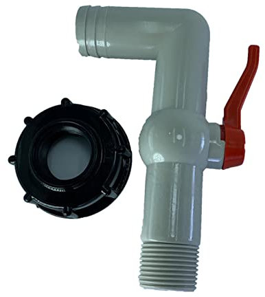 barenx Regentonnenverbinder Ersatz Schlauchverbinder Wassertonne Wasserspeicher Tanks Schlauchverbinder Fitting Parts Kunststoff Wasserhahn Adapter - F