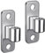 Insaga Torscharnier, 2 Stück Shwerlast Gartentor Augenscharnier Platte mit 16mm Loch (100 x 35mm) Edelstahl Metall Zauntor Torangel Torband für/Bauernhoftor/Feldtor/Holzzaun, Vertikal