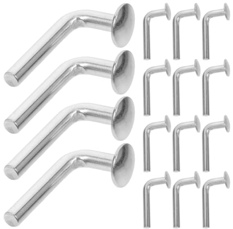CHILDWEET Pallet Rack Drop Pin M5 Galvanized Safety Pin for Warehouse Shelving Units Round Head Racking Locking Pins Universal Rack Safety Bolts 100 Pcs