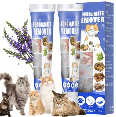 2pcs Pet Mite Removal Cream,Useful Pet Itch Relief Treatment,Pet Anti-Mite Cream,Pet Mite Repellent Cream,Dog Itchy Skin Cream,Cat Ear Mite Treatment,Cat Cream for Itchy Skin,Mite Remover for Dogs