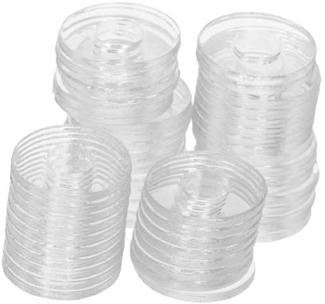 BELLIFFY 500pièces Rondelles De Poignée De Porte De Douche Rondelles Vinyle Joints De Vis Transparents Remplacement De Joint Plat Fournitures pour Maison Remplacement De Vinyle Petites