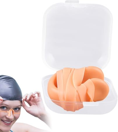 Pinza Nasal De Natación | Pinza Nasal de Silicona para Adultos | Teksome Protector Nariz de Surf | Accesorios Deportivos Ergonómicos Para Entrenamiento En Nadar Libre, Crawlé, Y Actividades Acuáticas