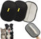 Fiohiros 2025 Nuevo 2 Piezas Guantes Removedores Pelo Mascotas, Double Sided Estático Pet Hair Remover Glove, Reutilizables Manopla Quita Pelos Mascota para Gatos y Perros (S1)