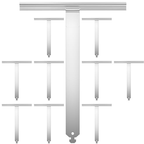 Zalava 10 Pcs Attache Tablier Volet Roulant en Acier Inox Pour Lame 14mm | 150*190mm Ressort de Suspension à Clipper/Visser Compatible avec Volet Roulant de Tube Octo,Deprat,ZF,Hexa