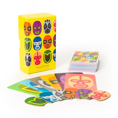 Oink Games Maskmen, Strategic Shedding kortspel, 2–6 spelare, åldrarna 9+ | 20-minuters bärbart spel