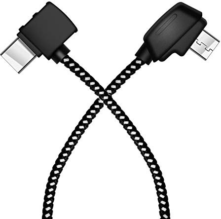 LYONGTECH Cavo per telecomando da Micro AB a USB C da 20,7 cm per DJI Mavic Mini SE, Mavic 2 Pro Zoom, Mavic Air/Pro Platinum, cavo dati di prolunga per tablet (connettore di tipo C)