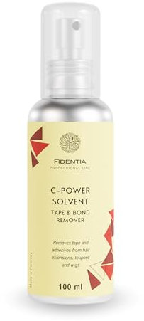 Fidentia C-Power Solvent Bondinglösare | Starkt lösningsmedel för tejp & keratin hårförlängningar, spets & PU-peruker, hårstycken och toupees, tejp