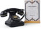 RetroVox Audio Gästebuch Hochzeit Telefon Gästebuch (Antike Stile, klassisches Schwarz)