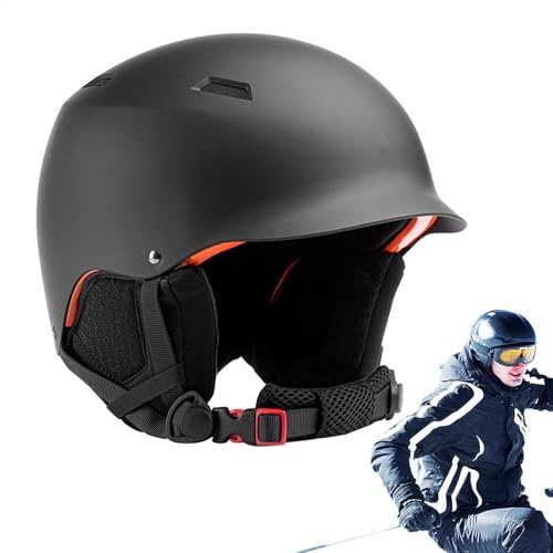 Chaies Casco protettivo per sci, snowboard – Copricapo antiurto per adulti per pattinaggio, cuscinetti rimovibili, copricapo da snowboard da donna, antivento, ammortizzante