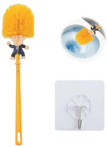 Cepillo para Inodoros T-Rump,Toilet Brush,Escobilla de Inodoro con Soporte