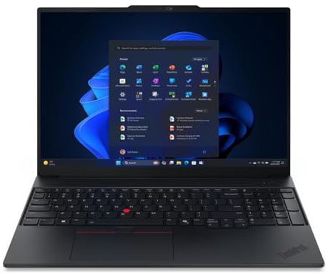 Lenovo ThinkPad E16 Gen 3 16 Laptop Intel Core Ultra 5 225U 12-Core 16GB DDR5 RAM 512GB SSD WUXGA IPS Display Windows 11 Pro HDMI Thunderbolt USB Wi-Fi Bluetooth - 21SR0044UK