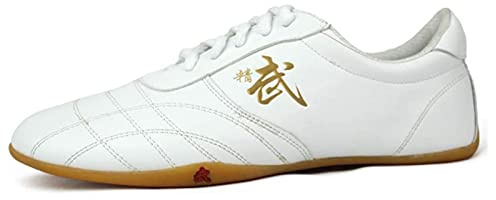 Taekwondo Skor Taekwondo Boxning Karate Träningsskor TaiChi Kong Fu Skor För Kung Fu TaiChi Taekwondo Boxning Karate (Color : White, Size : 35 EU)