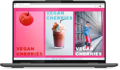 Lenovo Yoga 7 Gen 7 (14IAL7) - Ordenador Táctil 14 2.8K OLED 90Hz (Intel Core i7-1260P,16GB RAM,1TB SSD,Intel Iris Xe Graphics,Windows 11 Home) Gris, Pen, Teclado QWERTY Portugués (82QE004FPG)