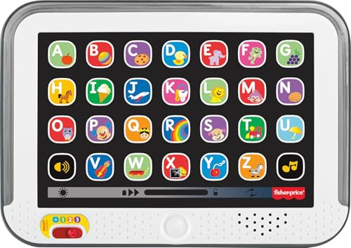 Fisher-Price Laugh & Learn - Juguete de Aprendizaje para niños pequeños, Tableta, computadora de simulación con música y Luces para Mayores de 1 años