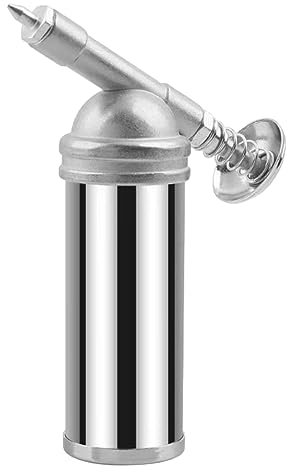 Fiorky 80cc Small Mini Compact Grease Gun Capacity Handheld High Pressure Oiler with Needle Nozzle 1000PSI Bicycle Grease Gun Grease Gun Injector for Greasing Small Accessories