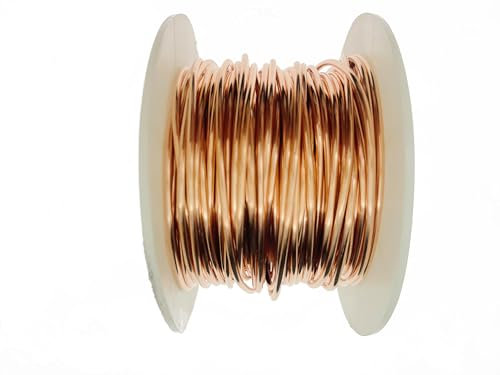 99.9% Reiner Kupferweicher Kupferdraht, 0.8 mm 300g/67 M Spule Reiner Kupferdraht, Schmuck Herstellung Draht Handwerk Draht...