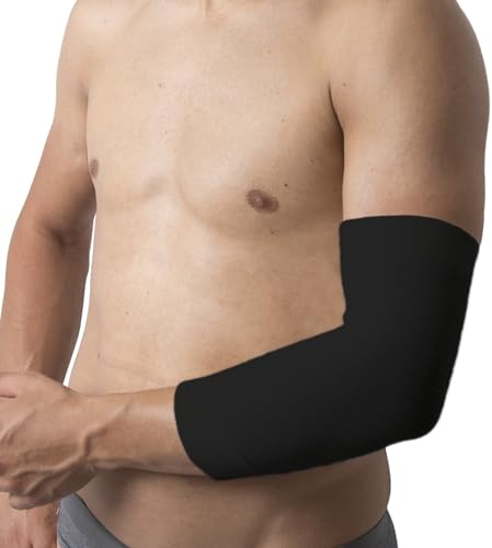 Beman 554 - Gomitiera in Lana Merino Termica, Fascia Gomito per Gomitiera per Tendinite, Epicondilite Fascia Compressione, Tutore Gomito, Scalda Gomito, Unisex