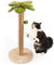 LIFLIX Palme Kratzstamm für Katzen, 86cm Hoch Kratzsäule mit Hängendem Ball, Natürliches Sisalseil Kratzbaum für Große Katzen und Kätzchen
