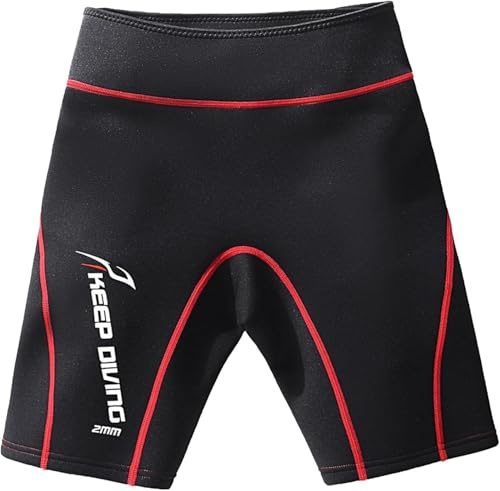 Dam herr våtdräktsshorts utomhus badbyxor, 2 mm neopren dykning våt kostym stammar byxor dykning shorts för surfing snorkling strand vattensport