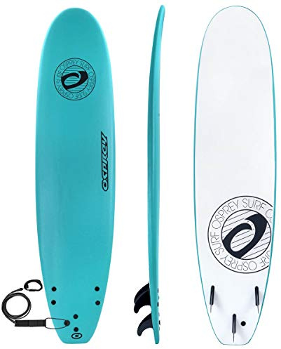 Osprey Foam Surfboard, Perfect for Beginners, Lightweight & Durable with Bold Design