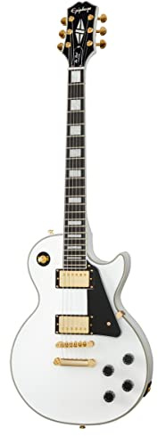 Epiphone Les Paul Custom Alpine White - Single Cut Electric Guitar