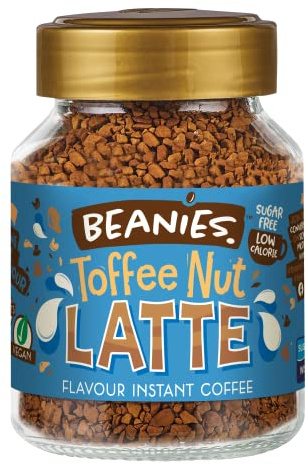 Beanies Toffee Nut Latte Flavoured Coffee 6 x 50g