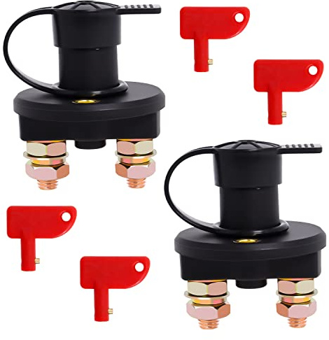 Interruptor de Desconexión del Aislador de Batería 12V/24V 2 Piezas
