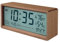 Digital Clock Wooden Alarm Clocks Bedside Battery Alarm Clock With LCD Backlit Display Date And Day Temperature And Humidity Snooze Mode 3 Alarm Settings For Home Living Room Bedroom Kitchen Office