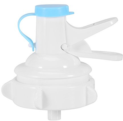 Wasserflaschenspender 5 Gallonen, Wasserspenderventil, Manuell Betriebene 5-Gallonen-Flaschenkrugpumpe, Wiederverwendbarer Zapfhahn aus Kunststoff mit Staubdichter Kappe