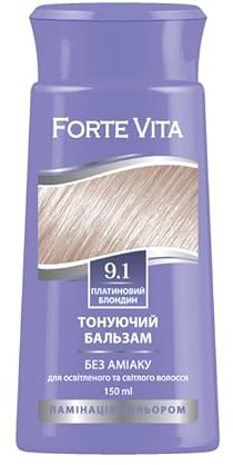 Tinte Bálsamo Semipermanente Genérico Color Platino 9.1, 150.0 mililitros, Para Cabello Rubio Claro, Sin Amoniaco