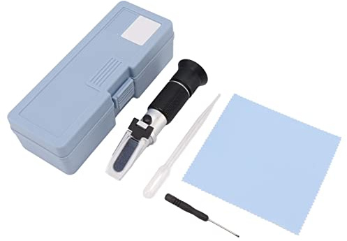 Zerodis Milk Meter Refractometer Fast Results Protein Test, 0-20% Measuring Range, Small and Lightweight for Easy Handling and Accurate Readings, for Milk Testing,