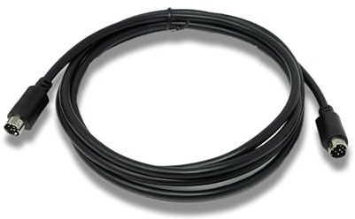 System-S S-Video Cavo 180 cm DIN 8 pin maschio a maschio in nero