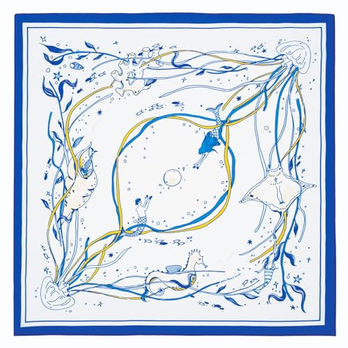 WHTE MOSS Bandana 100% coton, foulard doux, foulard de tête, bandeau et mouchoir pour femme et homme, accessoire polyvalent et idée cadeau - Série Roll the Bones