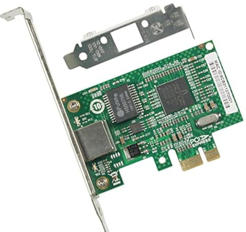 Jeirdus for BCM5751 10/100/1000Mbps RJ45 LAN Desktop NIC Gigabit Network PCI-E Card Ethernet Controller Adapter