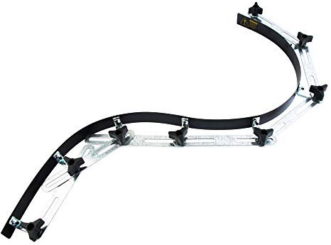 O'SKOOL 940mm(37) Flexible Steel Curve Template for Woodworking and Crafts, Transferring Curved Patterns in Wood, and Metal