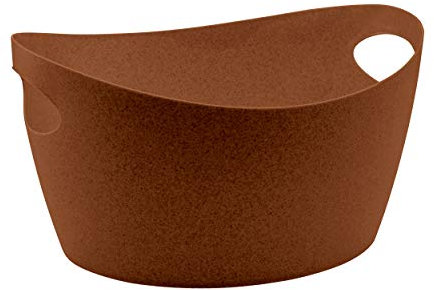 Koziol Utensilo Bottichelli M, Bottich, Korb, Organizer, Aufbewahrung, Thermoplastischer Kunststoff, Organic Rusty Steel, 4.5 L, 5732674