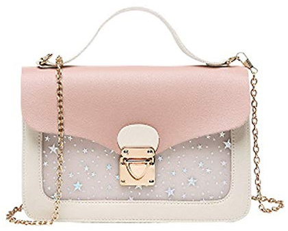 ANPTER Sac à Bandoulière Femme Sac Bandoulière Tendance Sacoche Besace Porté Main Epaule Crossbody Sac à Main Téléphone Shoulder Bag pour Enfants, Femme, Filles(Rose Sacs Bandoulière)