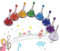 Btuty Campanas De Mano,Set De 8 Campanas, Multicolor Metal