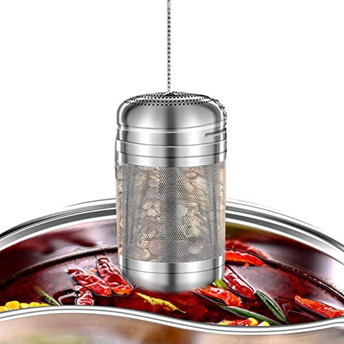 Lös tesil | rostfritt stål kryddsil för matlagning, teägg för löst te, extra finmaskig tesil, kryddboll, tesil för löst te för svart te, rooibos etc maciun